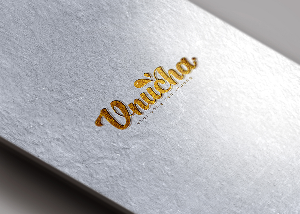 V-NUCHA - Thiết kế logo và bao bì nước đóng chai tinh khiết V-nucha